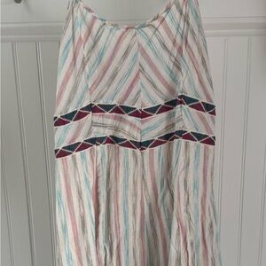 Striped Multicolor Maxi Dress